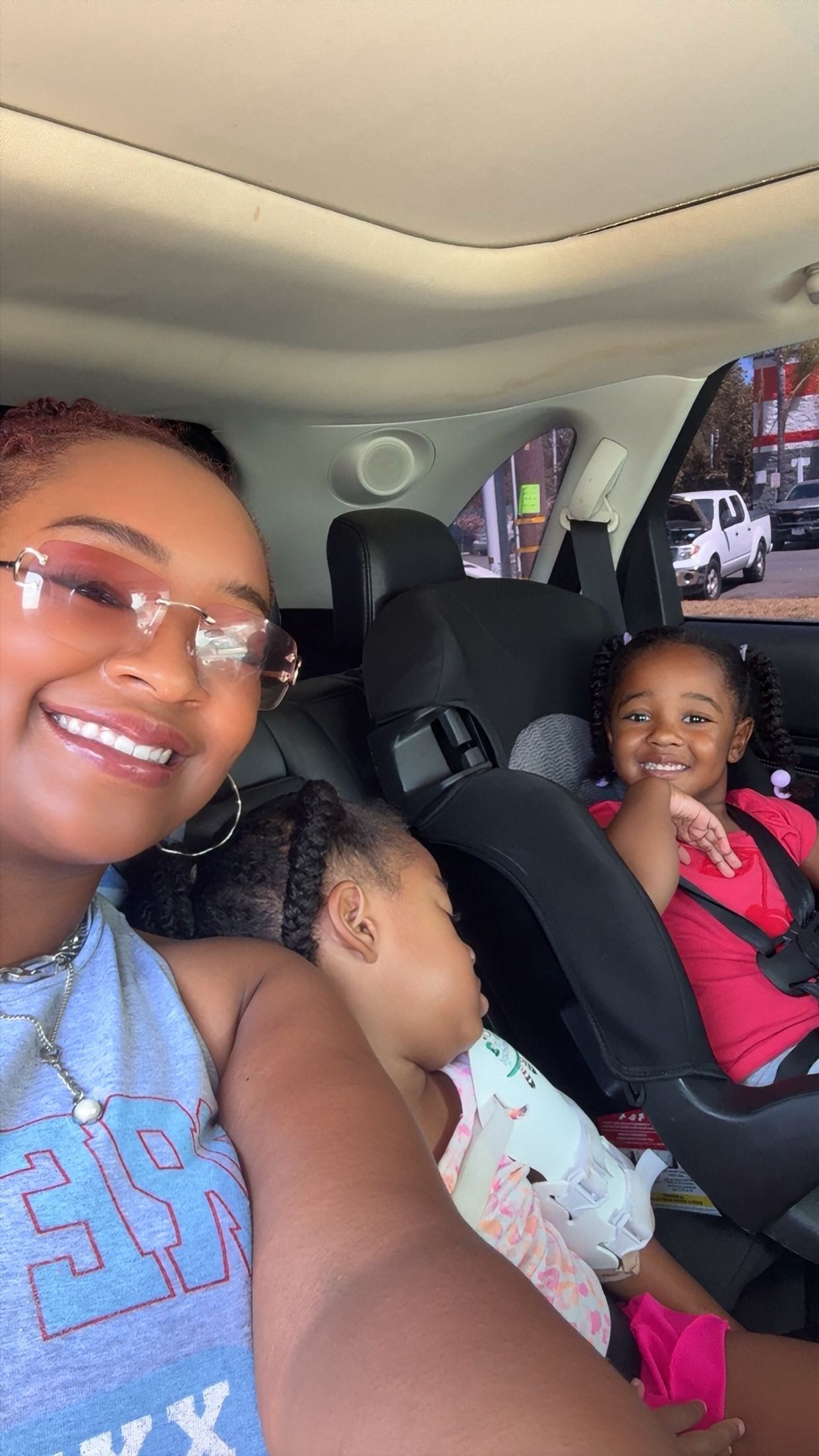 Najaah, founder of Single Parent Meetup, with her twins
